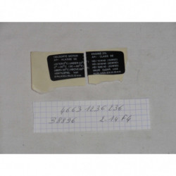 ETIQUETTE INDICATRICE DROITE