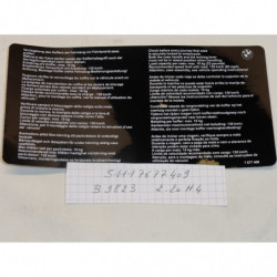 PLAQUETTE CHARGE UTILE